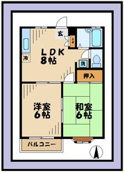 クローカス稲城の物件間取画像